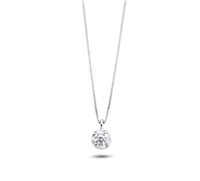 Halskette Ambrosia Dame DEA DI LUCE in Weißgold Zircone AGZ393